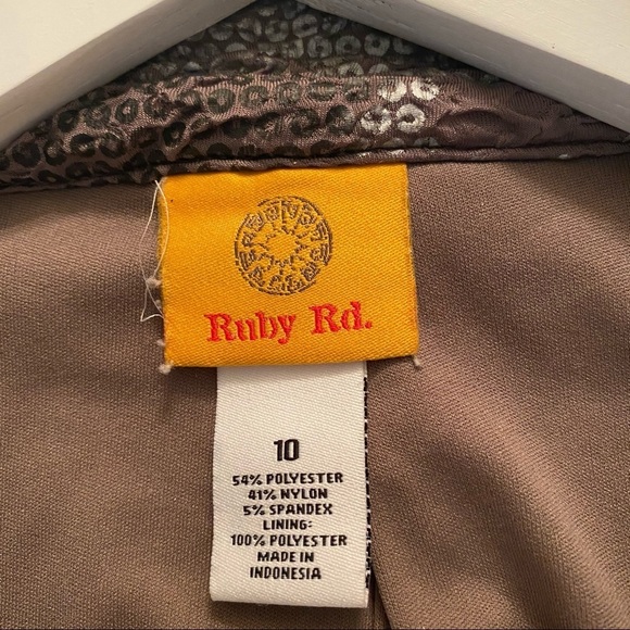 Ruby Rd multi Colors Jacket. Sz 10. - Picture 9 of 9